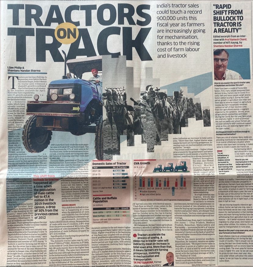 Tractors on track